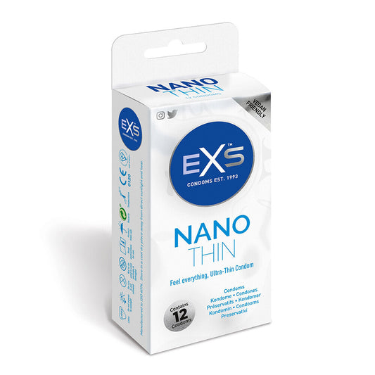EXS Nano Thin Condom 12 Pack - APLTD