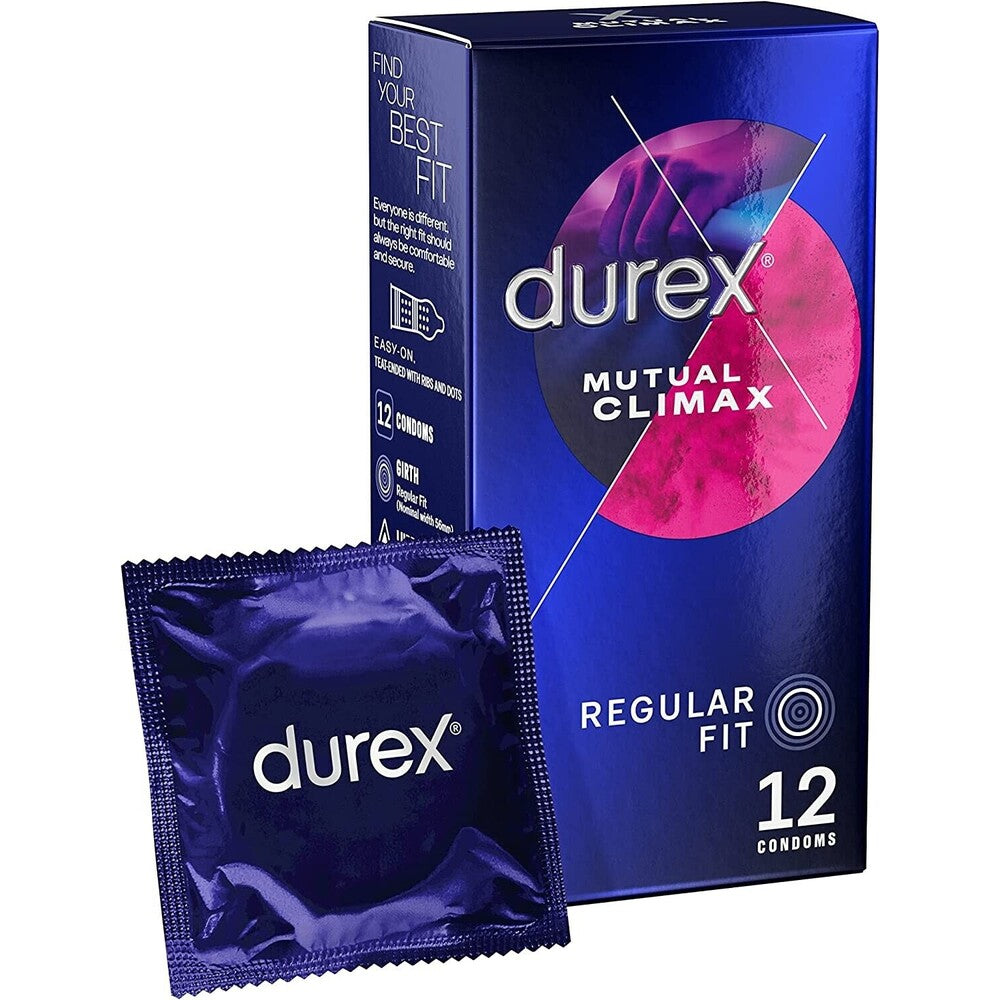 Durex Mutual Climax Regular Fit Condoms 12 Pack - APLTD