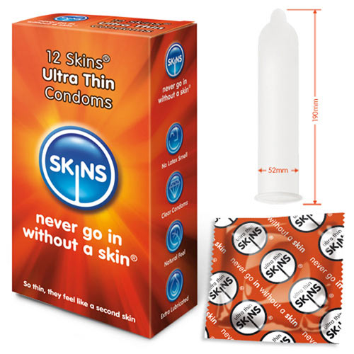 Skins Condoms Ultra Thin 12 Pack - APLTD