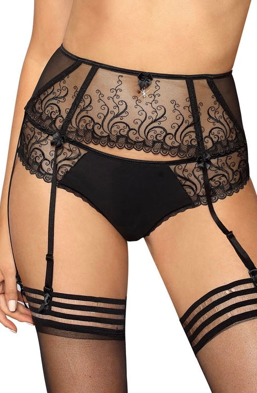 Roza Anuk Suspender Belt Black