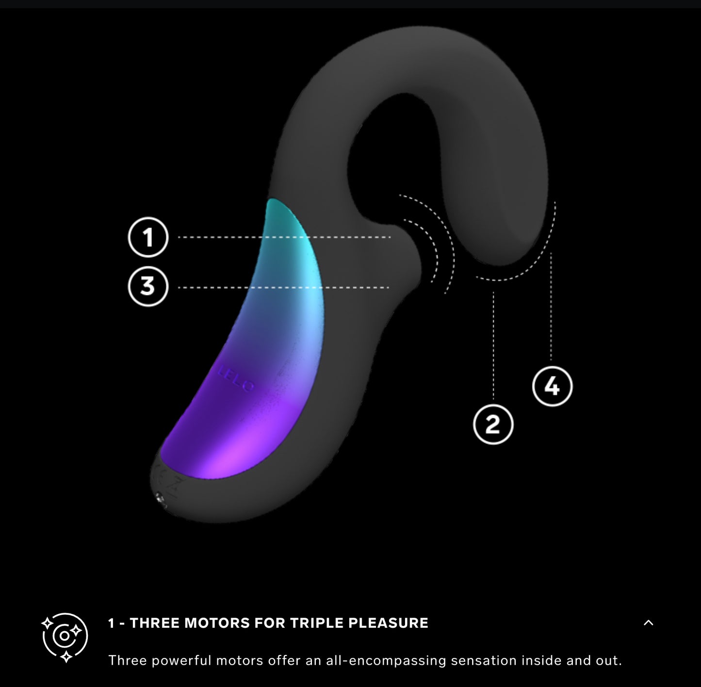 Lelo Enigma Wave GSpot and Clitoris Massager Black