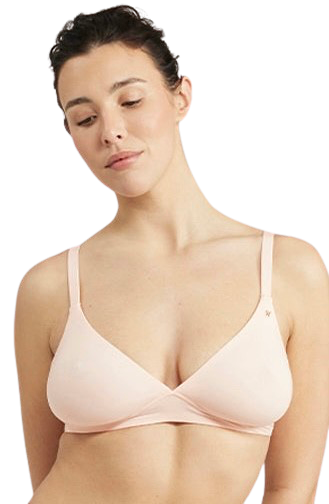 The Second Skin Stretch Easy Does It Bralette Blush Pink