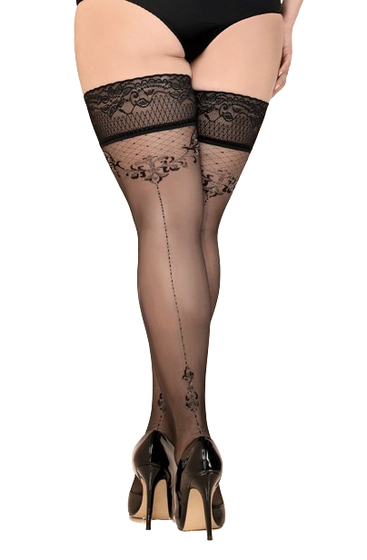 Ballerina 438 Hold Ups Nero (Black)