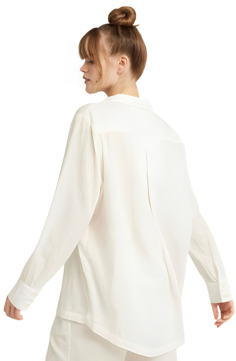 The Midi Shirt Organic Cotton White