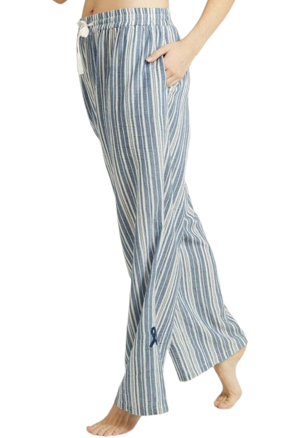 The Classic Trouser French Navy Stripe