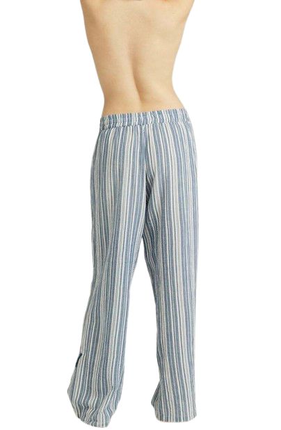 The Classic Trouser French Navy Stripe