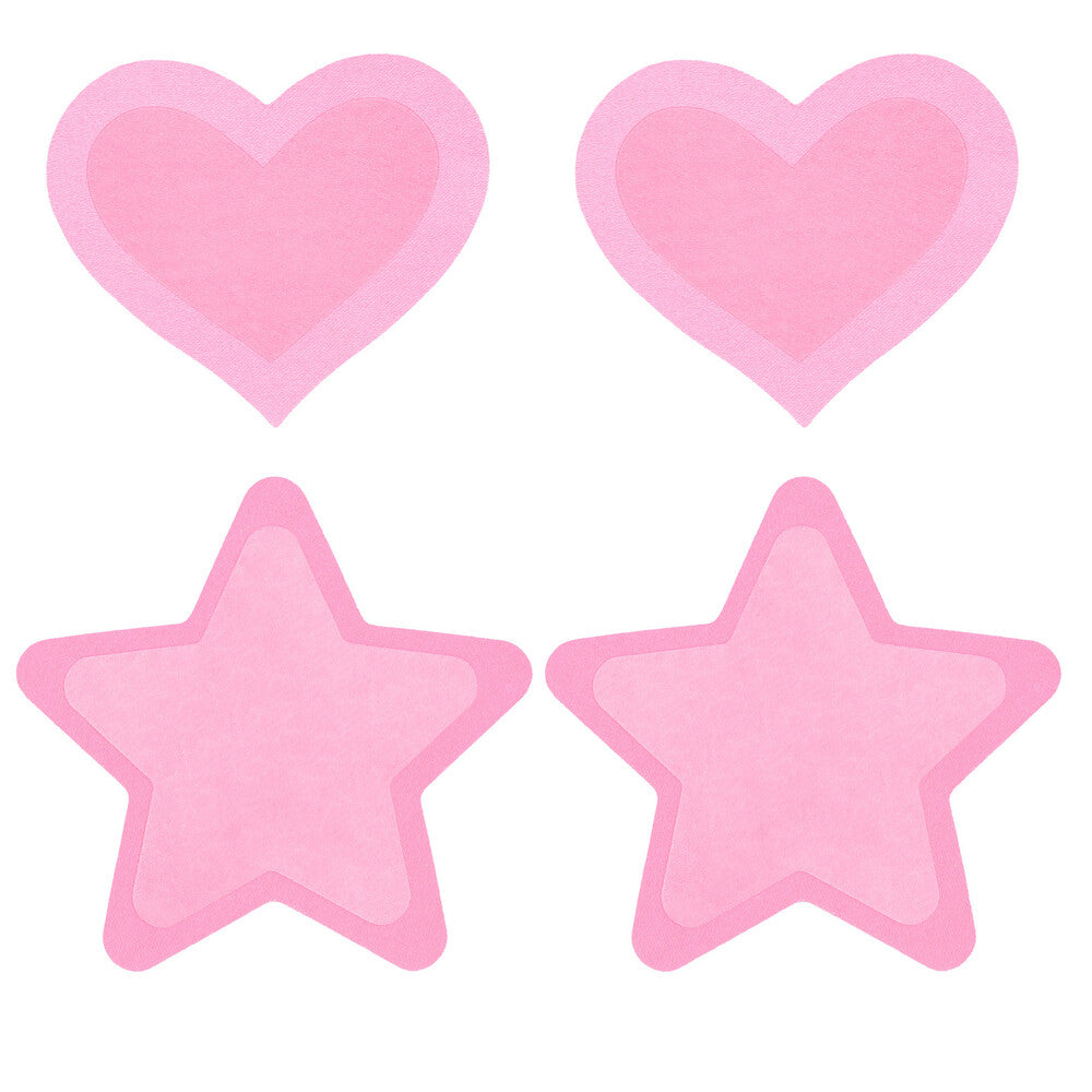 Peekaboo Pasties Hot Pink Glow in the Dark