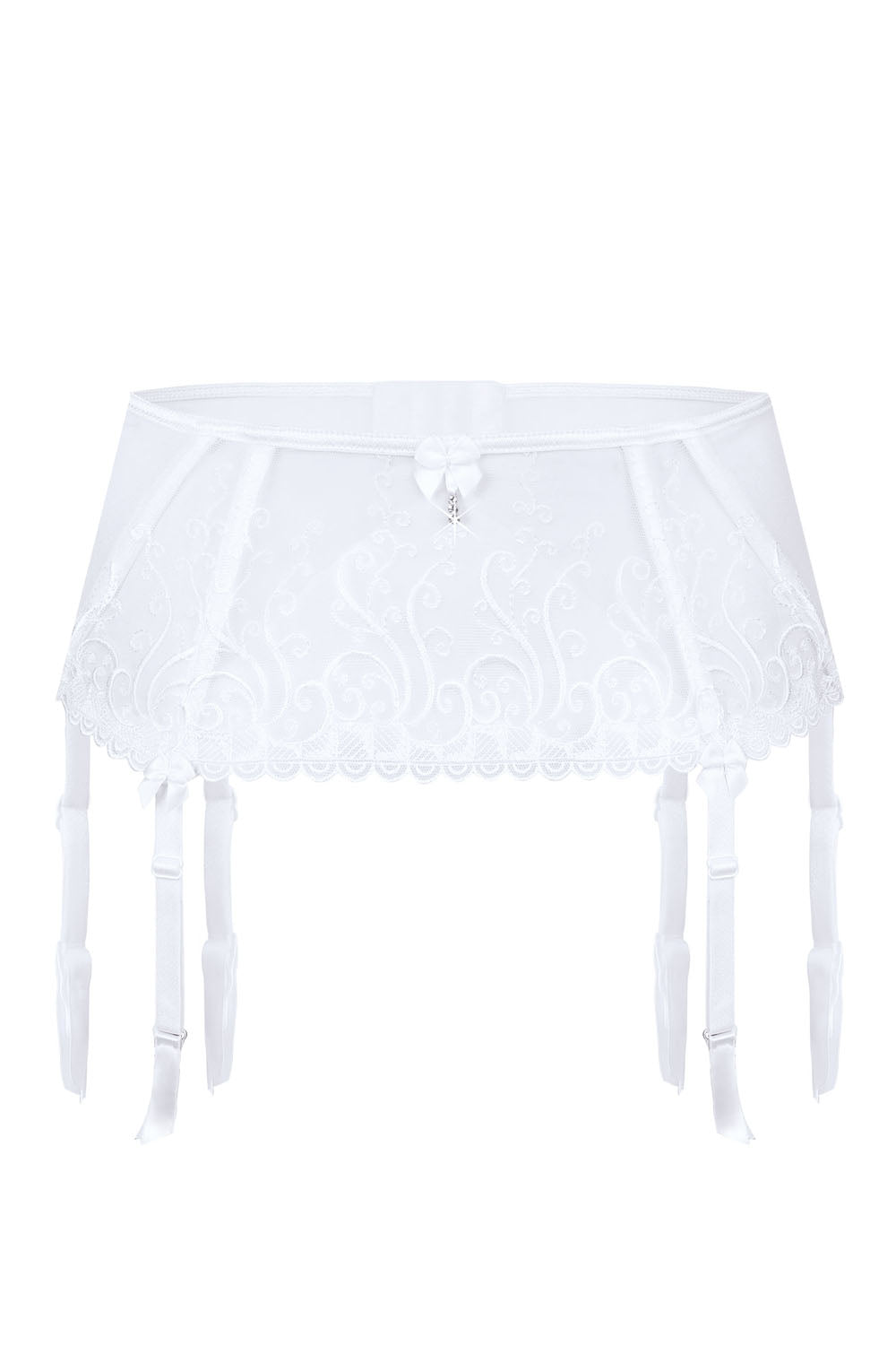 Roza Anuk Suspender Belt White