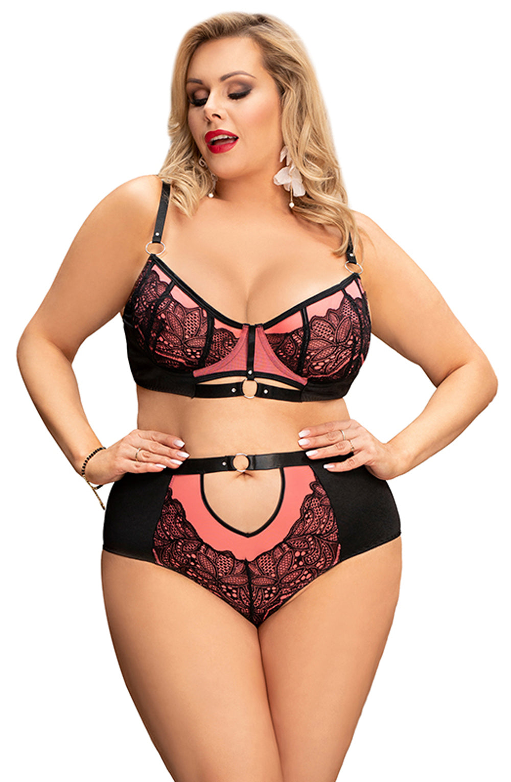 YesX YX831Q Bra Set Pink