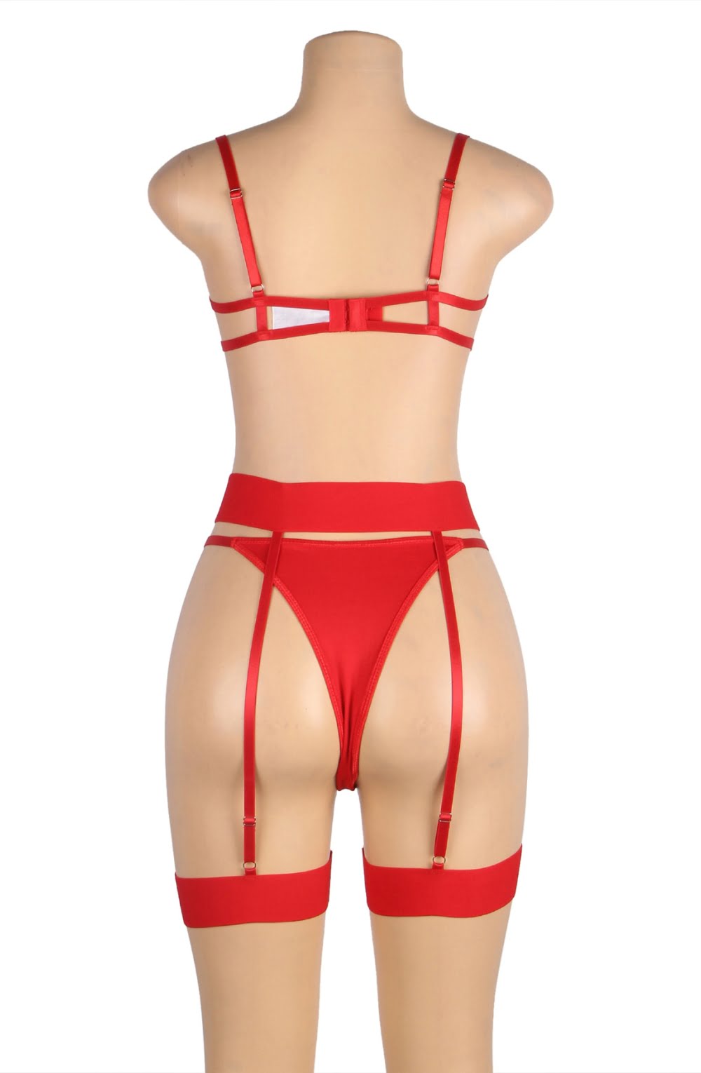 OuiX YX845Q Ensemble de Soutien-gorge Rouge