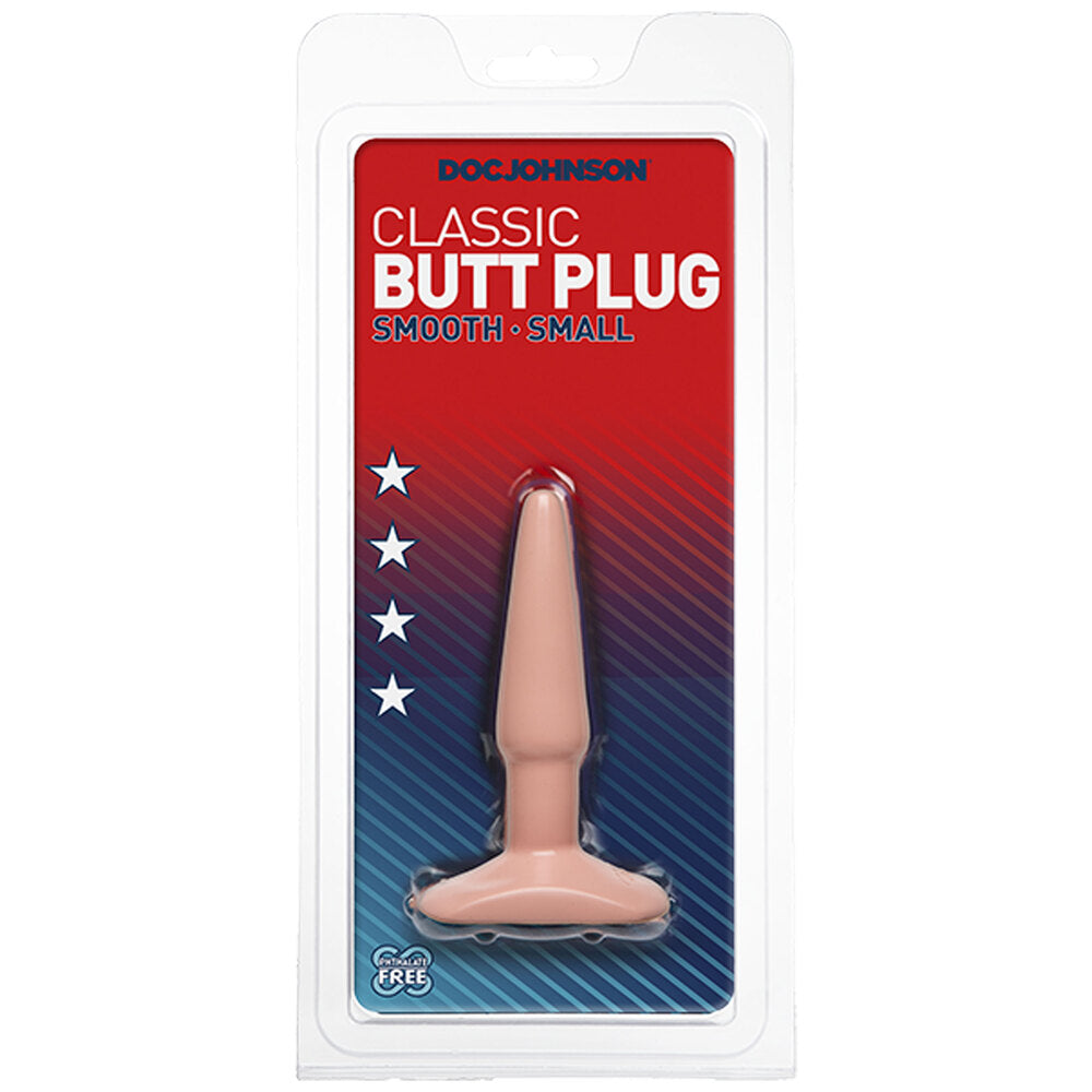 Classic Smooth Butt Plug Small Flesh Pink - APLTD