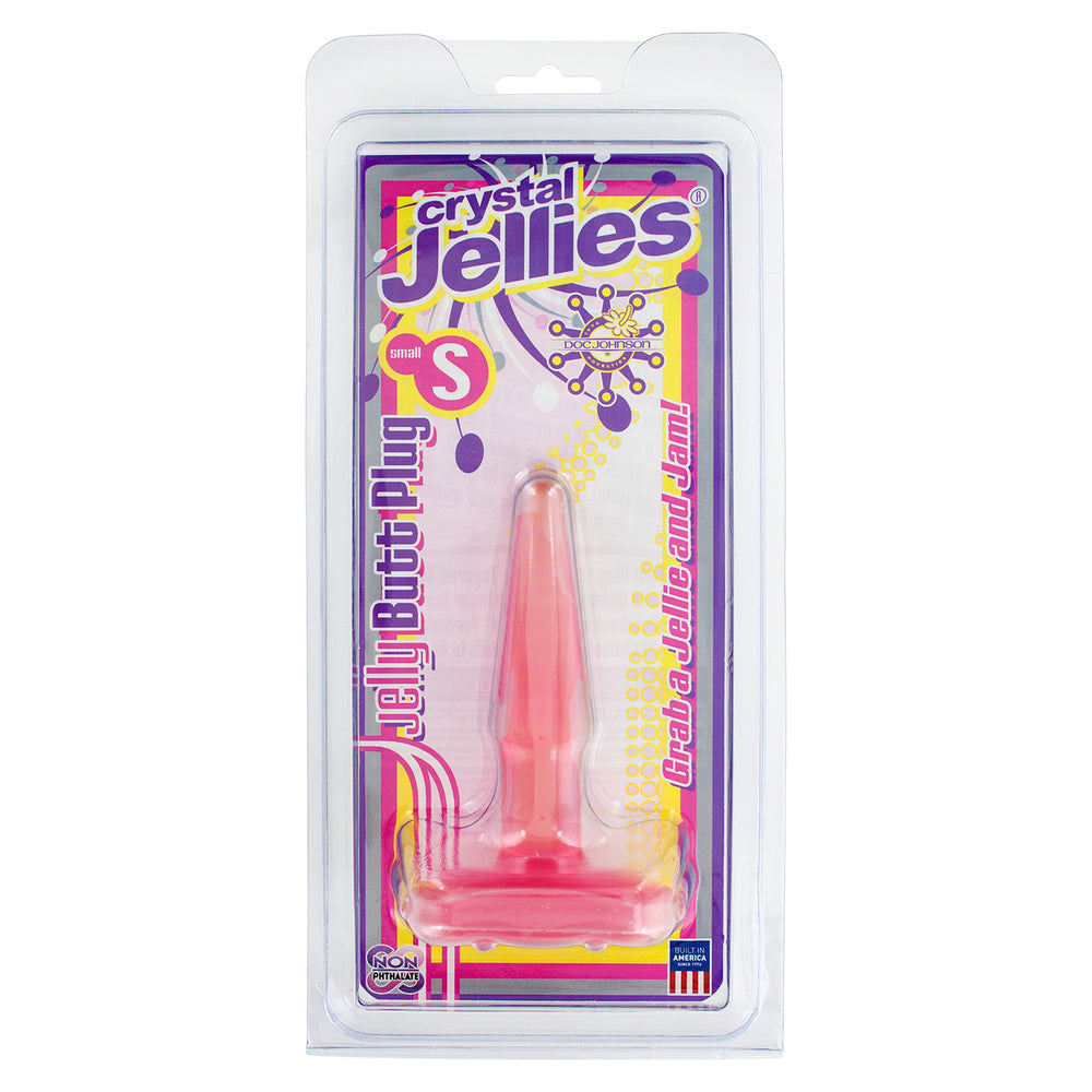Crystal Jellies Small Butt Plug Pink - APLTD