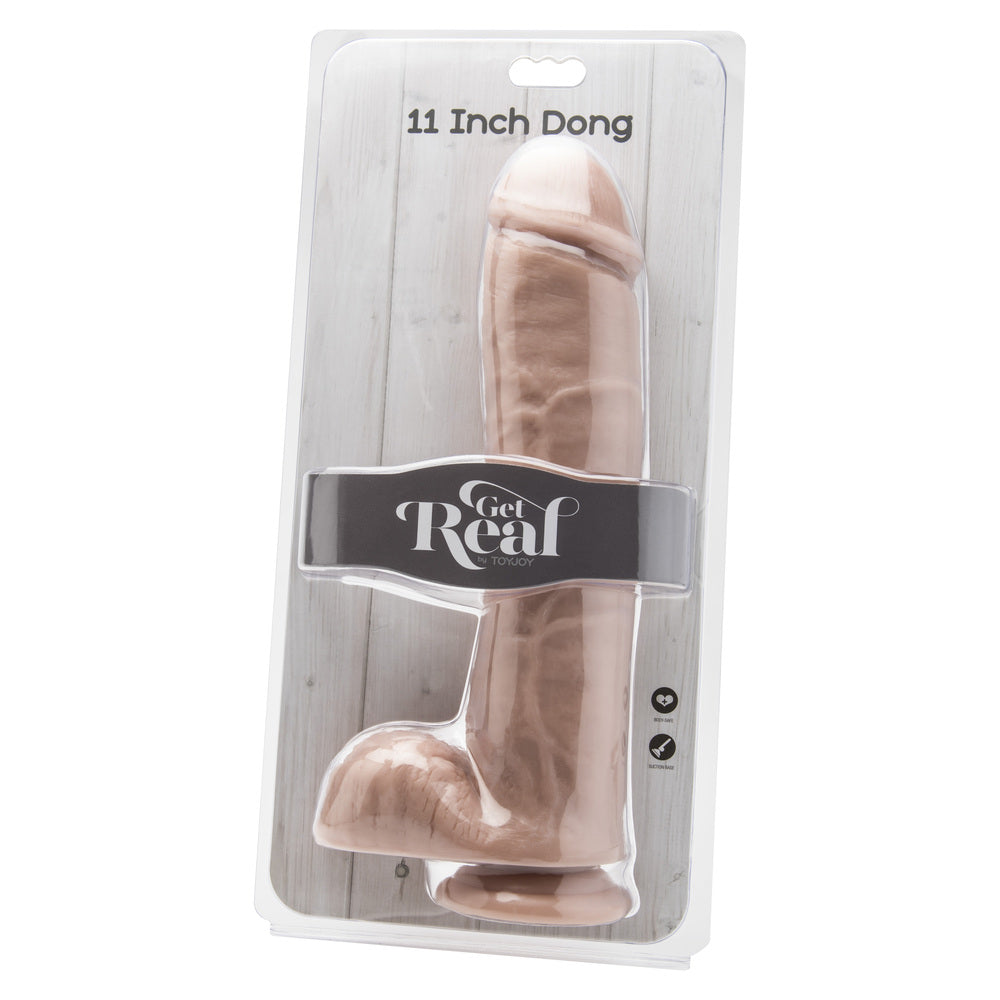ToyJoy Get Real 11 Inch Dong With Balls Flesh Pink - APLTD