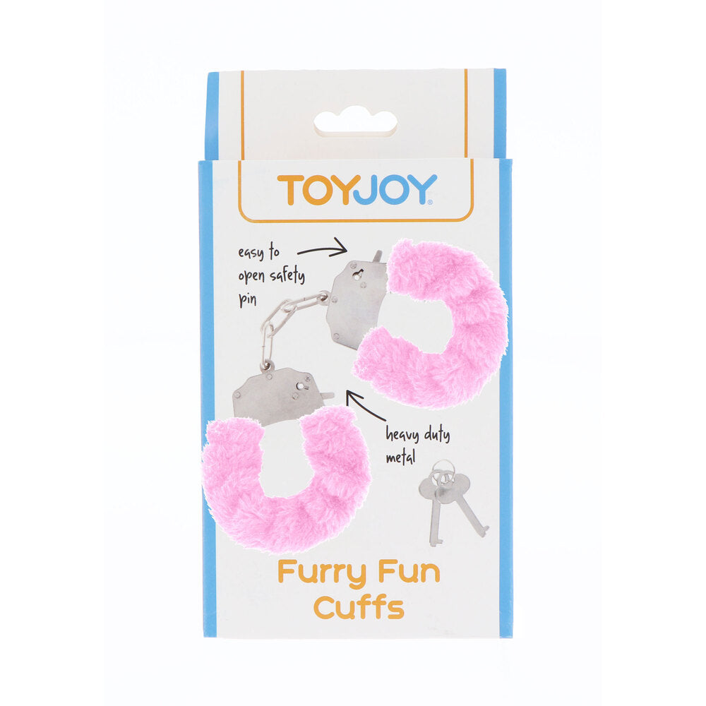 ToyJoy Furry Fun Wrist Cuffs Pink - APLTD