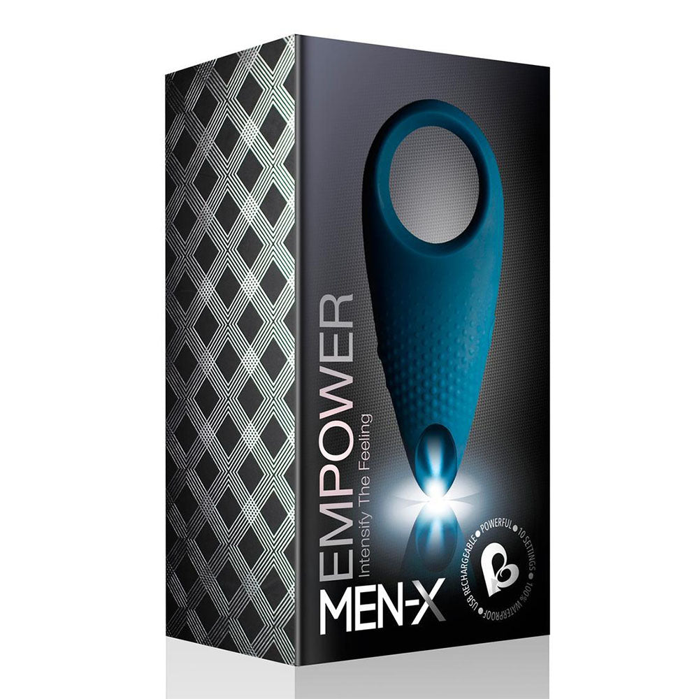 Rocks Off Empower MenX Cockring Blue - APLTD