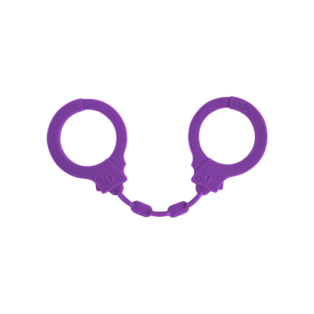 Lola Party Hard Suppression Silicone Handcuffs Purple - APLTD
