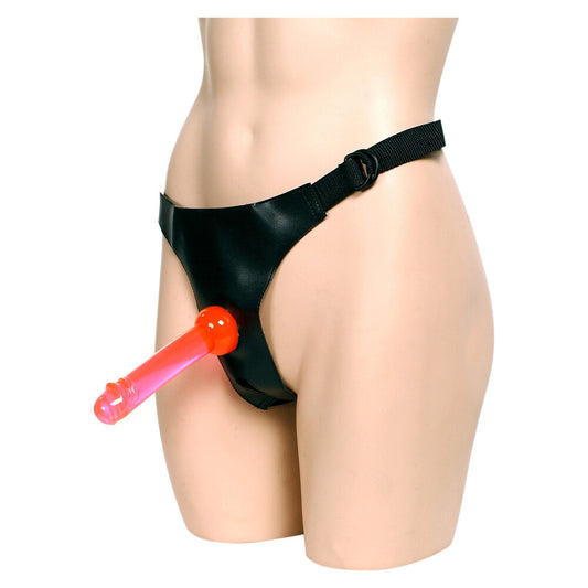 Crotchless Strap On Harness With 2 Dongs - APLTD