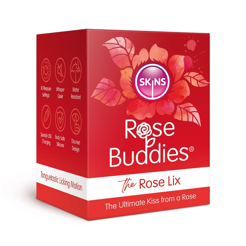 Skins Rose Buddies The Rose Flix Klitorismassagegerät Rot