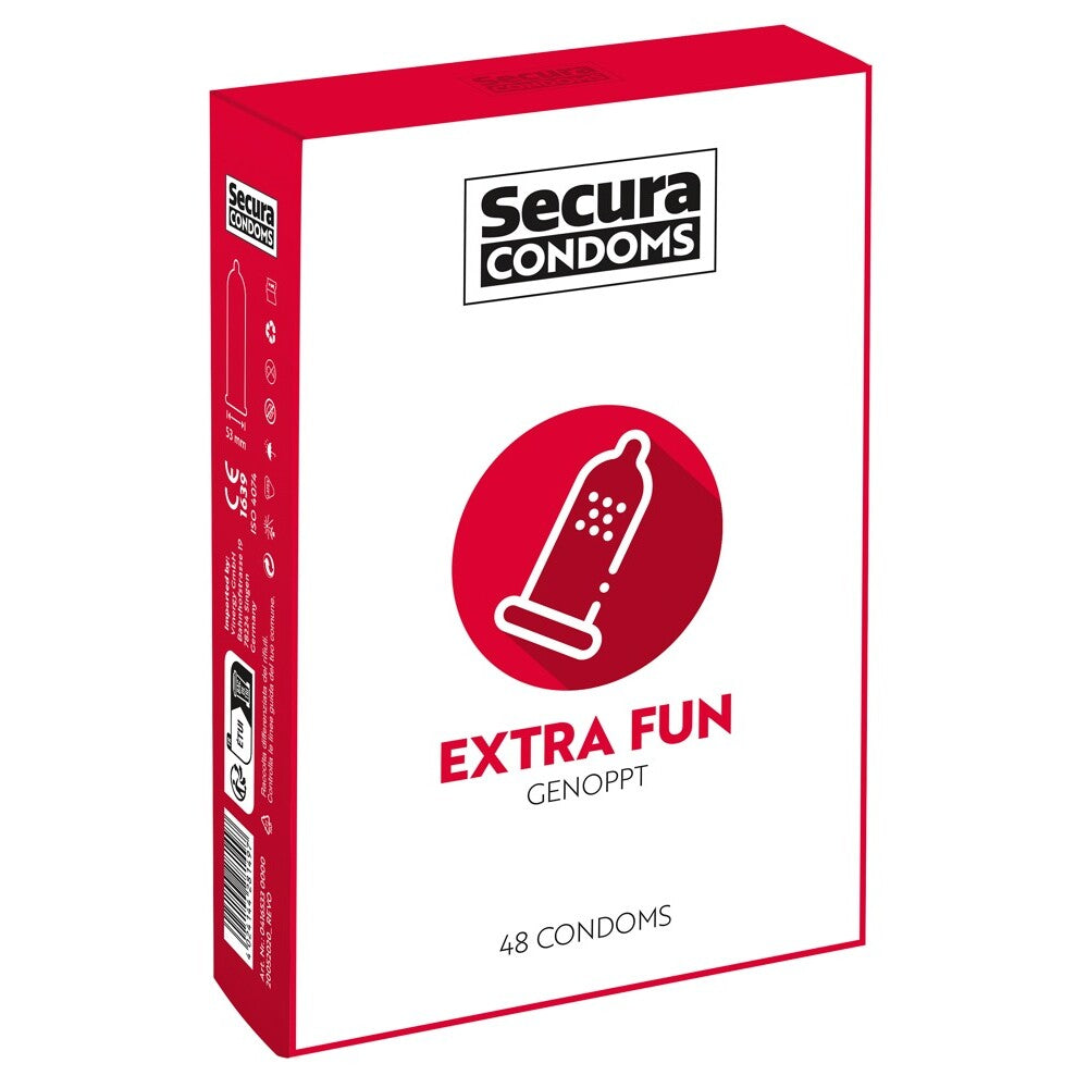 Secura Kondome, 48Er-Pack, Extra Spaß