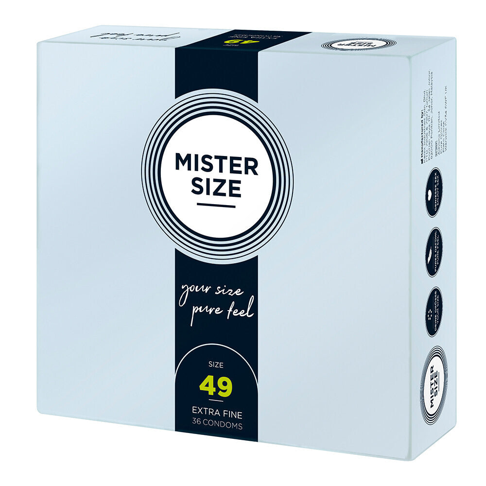 Mister Size 49mm Your Size Pure Feel Condoms 36 Pack - APLTD