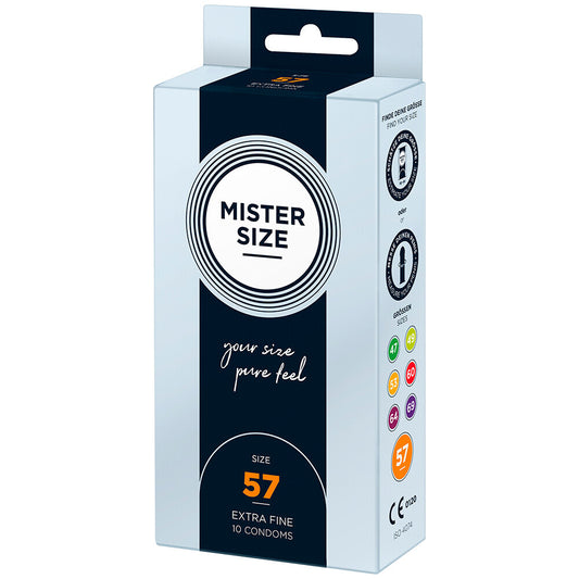 Mister Size 57mm Your Size Pure Feel Condoms 10 Pack - APLTD