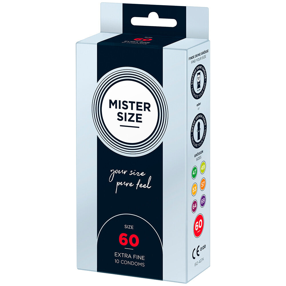 Mister Size 60mm Your Size Pure Feel Condoms 10 Pack - APLTD