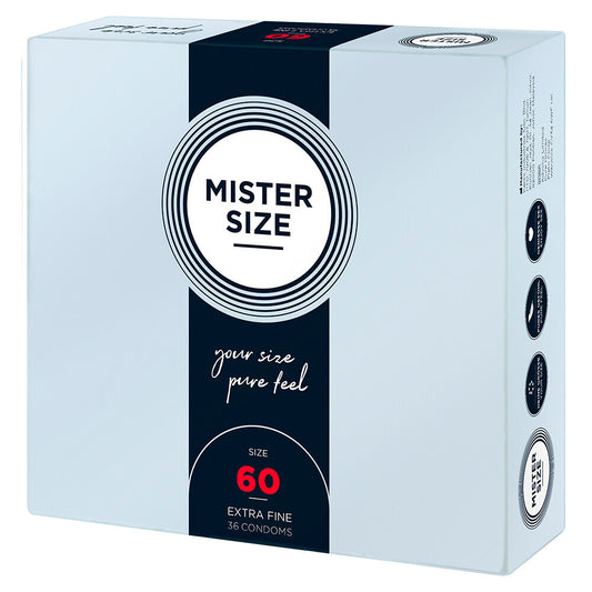 Mister Size 60mm Your Size Pure Feel Condoms 36 Pack - APLTD