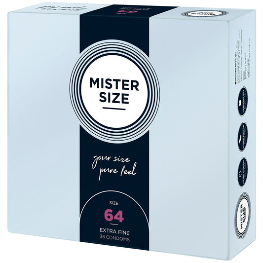 Mister Size 64mm Your Size Pure Feel Condoms 36 Pack - APLTD