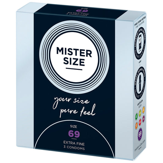 Mister Size 69mm Your Size Pure Feel Condoms 3 Pack - APLTD