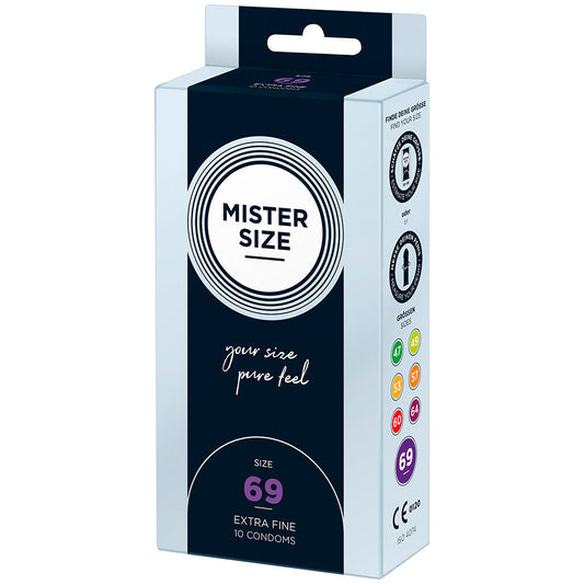 Mister Size 69mm Your Size Pure Feel Condoms 10 Pack - APLTD