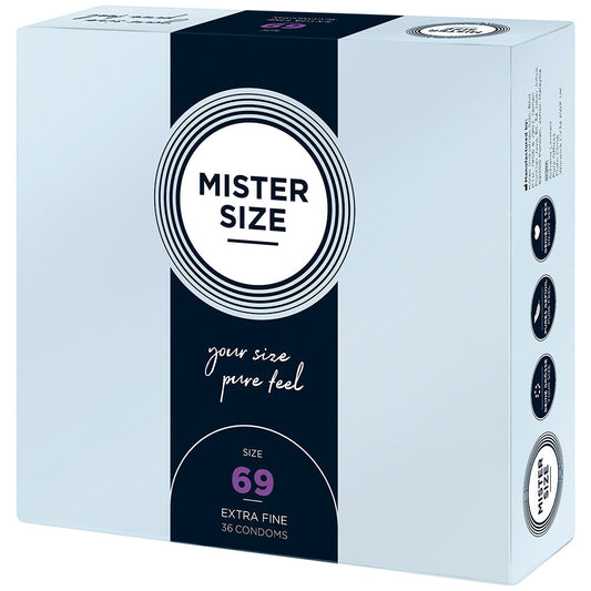 Mister Size 69mm Your Size Pure Feel Condoms 36 Pack - APLTD