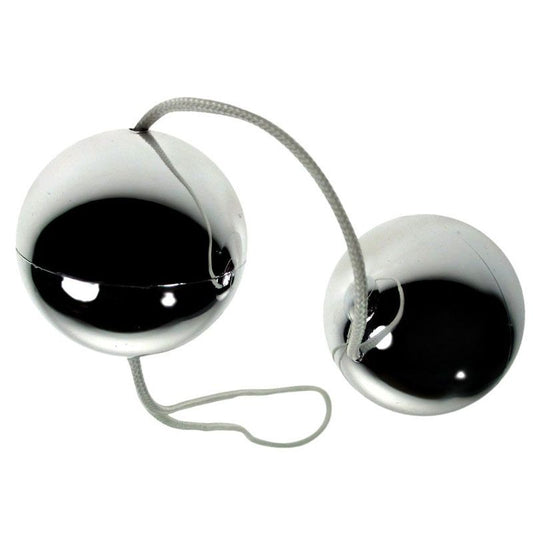 Vibratone Silver Duo Balls - APLTD