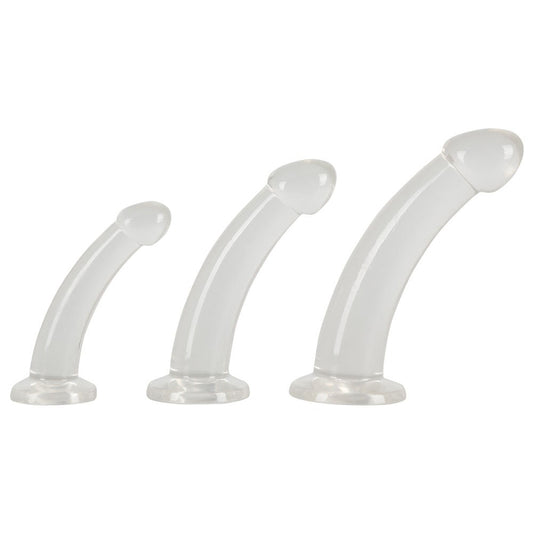 Three Piece Crystal Clear Anal Training Set - APLTD