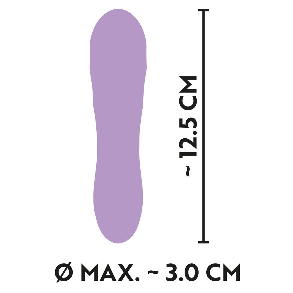 Cuties Silk Touch Rechargeable Mini Vibrator Purple - APLTD