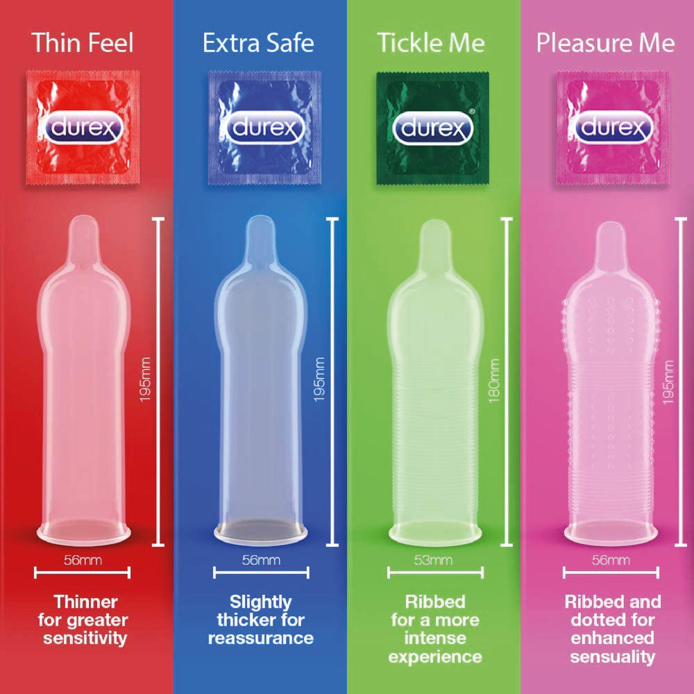Durex Surprise Me Variety Condoms 40 Pack - APLTD