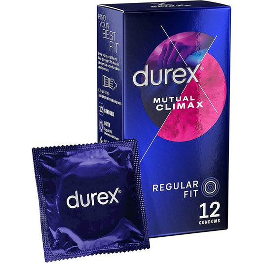 Durex Mutual Climax Regular Fit Condoms 12 Pack - APLTD