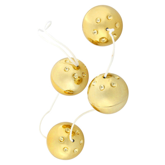 4 Gold Vibro Balls - APLTD