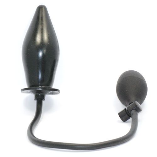 Pump N  Play Black Inflatable Butt Plug - APLTD