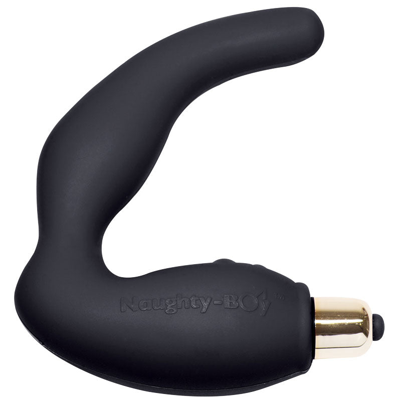 Rocks Off 7 Speed Naughty Boy Black Prostate Massager - APLTD