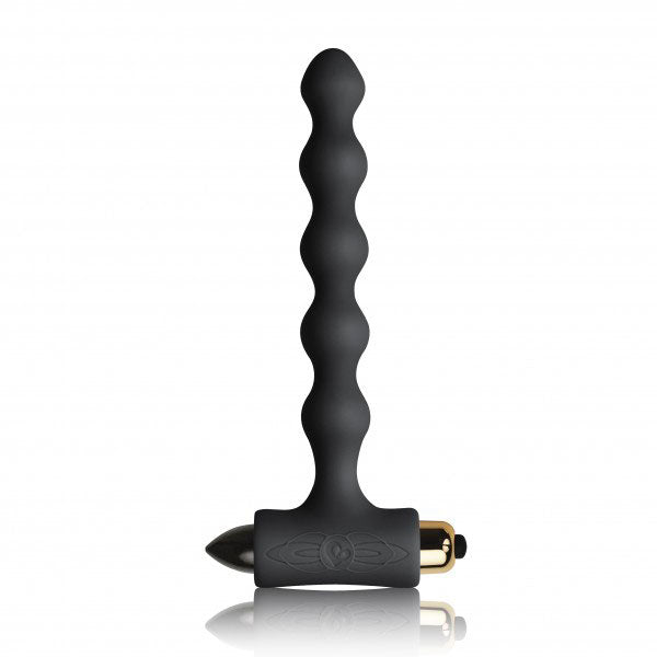 Rocks Off Pearls Petite Sensations Black Butt Plug - APLTD