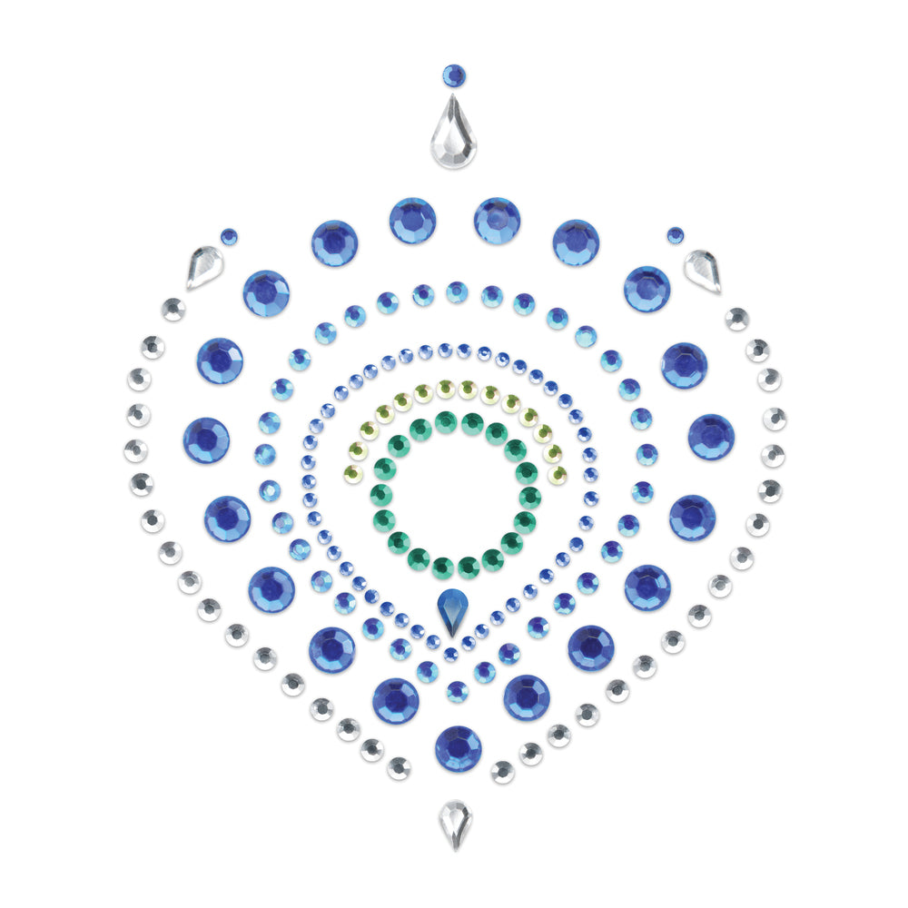 Bijoux Indiscrets Flamboyant Rhinestone Jewellery Blue Green - APLTD