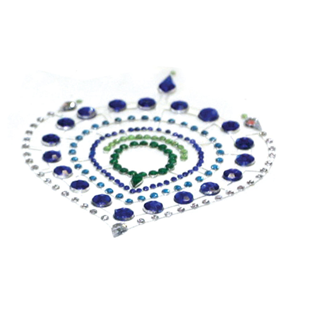 Bijoux Indiscrets Flamboyant Rhinestone Jewellery Blue Green - APLTD