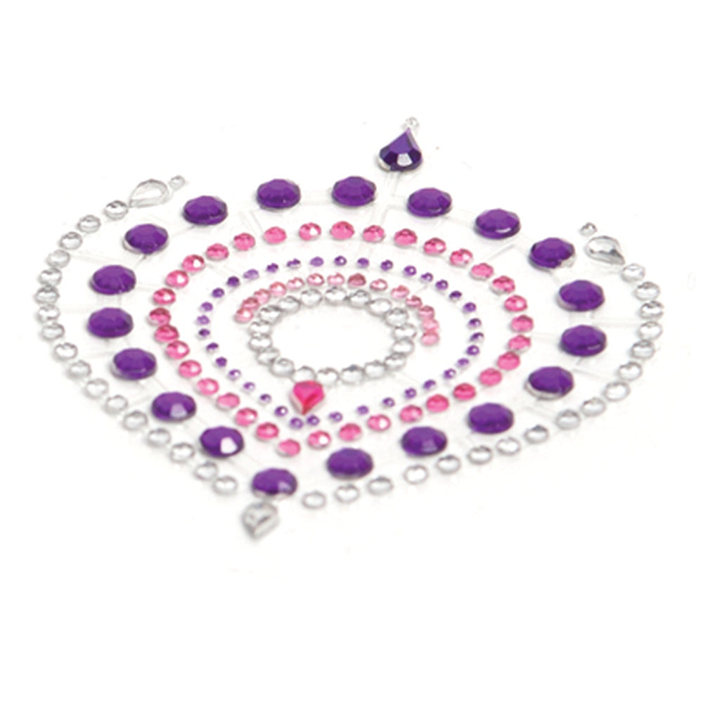 Bijoux Indiscrets Flamboyant Rhinestone Jewellery Purple Pink - APLTD