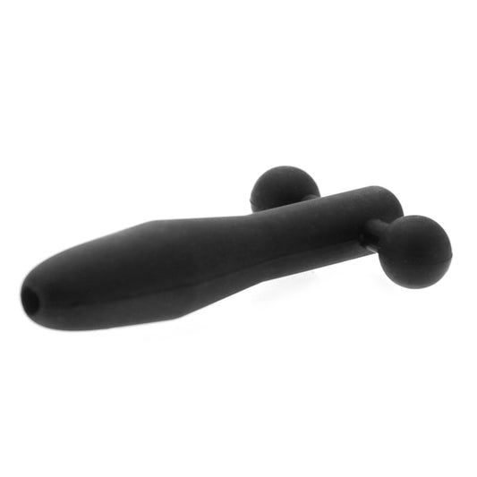The Hallows Silicone CumThru Barbell Penis Plug - APLTD
