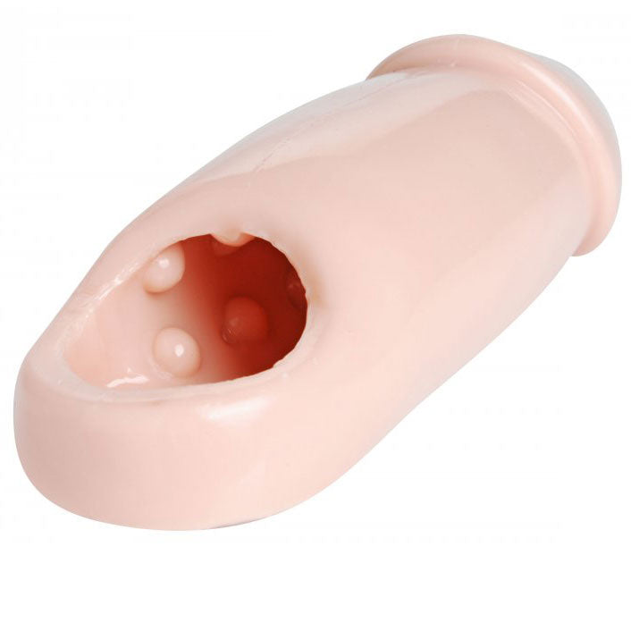 Really Ample Wide Penis Enhancer Sheath Flesh - APLTD