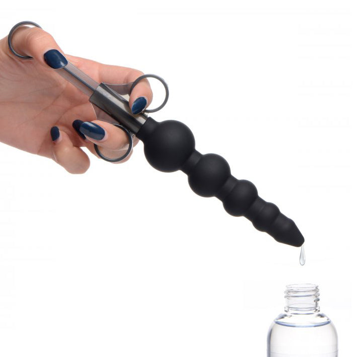 Master Series Silicone Graduated Beads Lube Launcher - APLTD