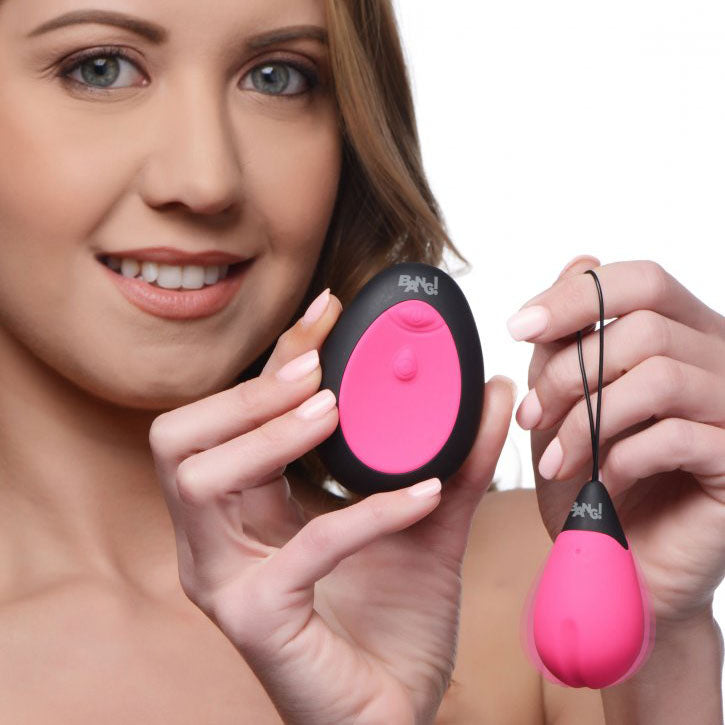 10X Silicone Vibrating Egg Pink - APLTD