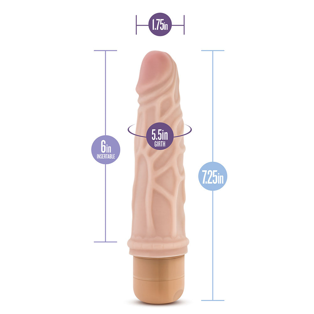 Dr. Skin Cock Vibe 3 Vibrating Cock 7.25 Inches - APLTD
