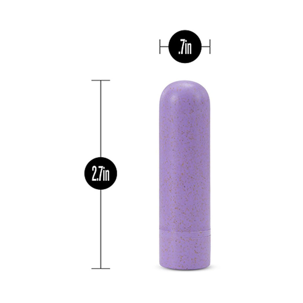 Gaia Biodegradable Rechargeable Eco Purple Bullet - APLTD