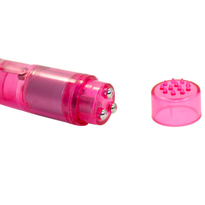 Pink Powerful Pocket Mini Vibrator - APLTD